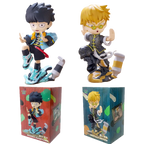 In Stock Original Mob Psycho 100 Anime Figures Gk Reigen Arataka Q Edition Kawaii Model Doll Desktop Ornaments Collectible Toy
