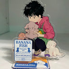 Cartoon Anime Banana Fish Ash Okumura Eiji Acrylic Stand Figure Display Ibe Shunichi Figure Model Plate Christmas Props Toy