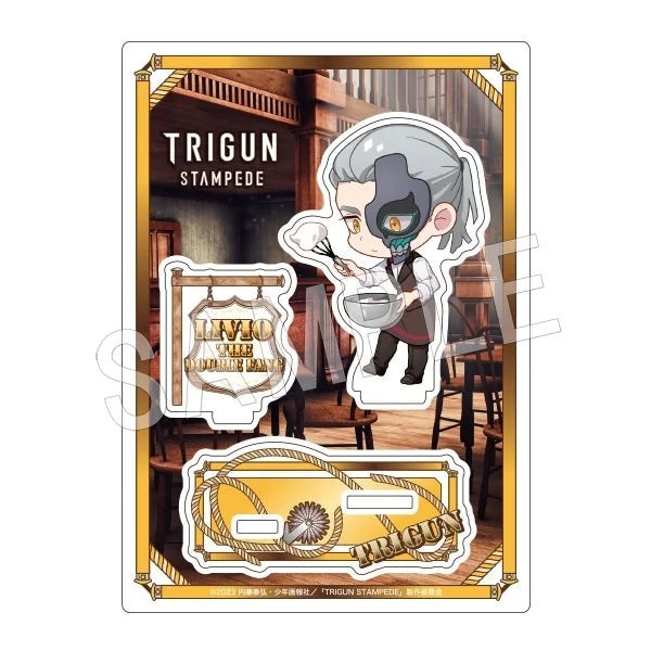 Anime Trigun Stampede Plate Desk Decor Nicholas D. Wolfwood Collection Ornament Vash The Stampede Acrylic Standing Model Gifts