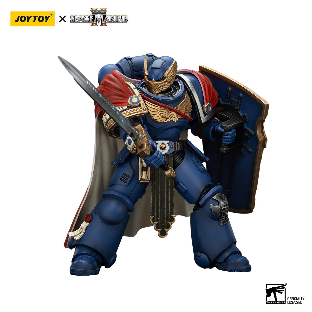 JOYTOY Warhammer 40k 1/18 Action Figures Ultramarines Victrix Honour Guard with Storm Shield And Power Sword