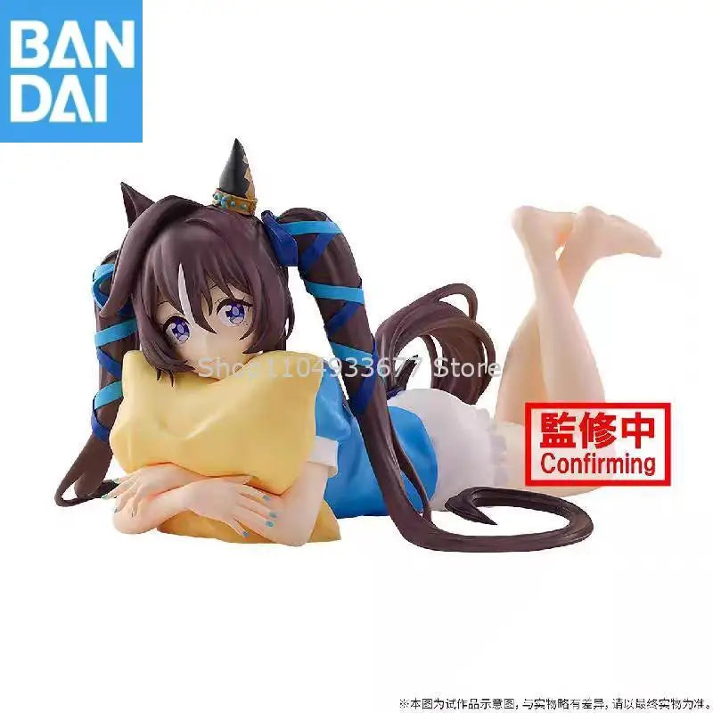 Original Bandai Umamusume: Pretty Derby Relax Time Movie Edition TV Anime Kitasan Black Figure Model Collector Figurine Toys