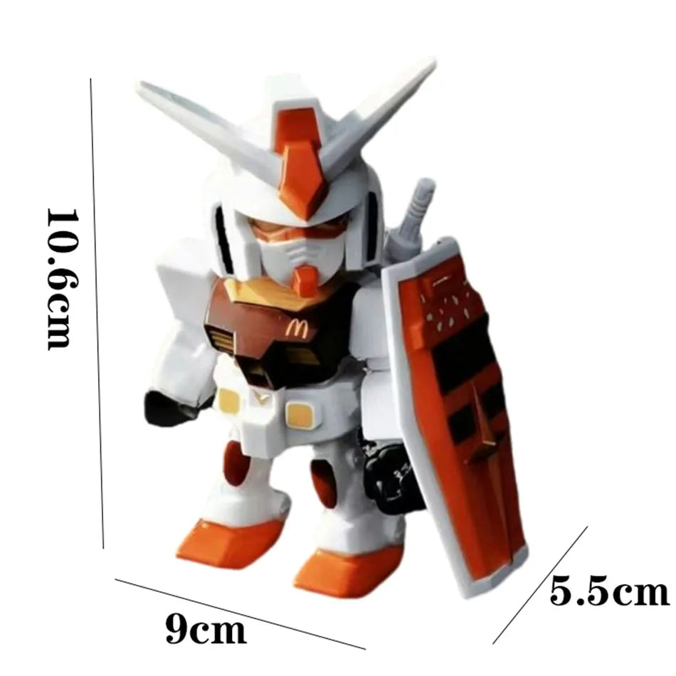 Mcdonald Gundam Figuur Qmsv Rx-78-2 Ver Angus Mobiel Pak Actie Beeldje Verzamelbaar Model Standbeeld Robot Kits Speelgoed gifts