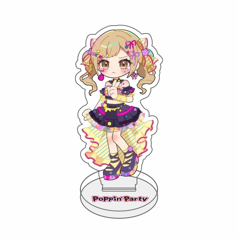 BanG Dream! Anime Acrylic Figures Stand Model Friends Keychain Fans Gifts Sakiko Soyo Display Keychain Ornaments Sweet Girl