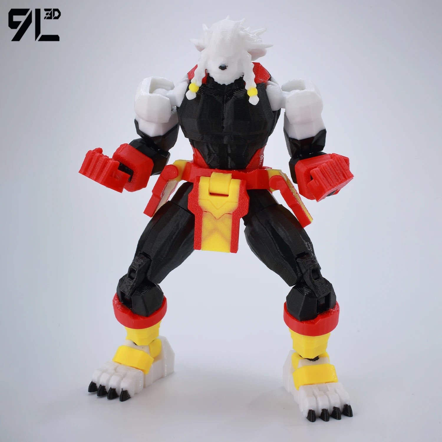9L3D T13 Hero Invincible Boy Battle Roar Pose Berserk Figure LUCKY13 3D Printed Dummy13 Full Movable Collectible Toy Titan13