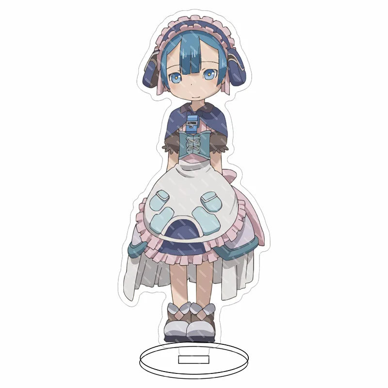 Made In Abyss Anime Acrylic Stand Model Figures Riko Nanachi Cosplay Creative Model Plate Desk Decor Cute Standing Sign Gifts