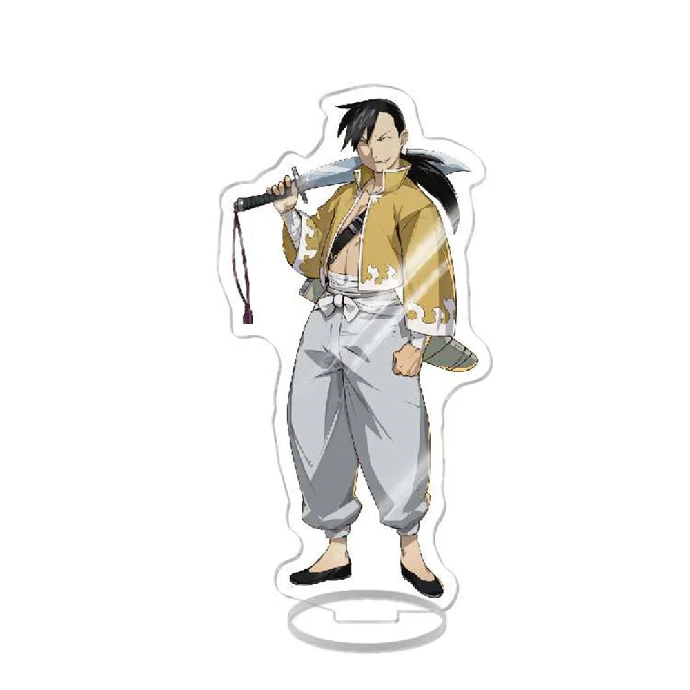 NEW Japan Anime Fullmetal Alchemist Acrylic Stand Model Figure Cosplay Plate Holder Topper Fans Christmas Desk Decor Plate Gift