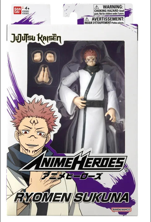 17cm Bandai Original Jujutsu Kaisen Action Figure Gojou Satoru  Itadori Yuji Fushiguro Megumi Action Anime Figure Toy Gifts