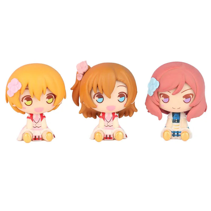 5Pcs/1Set Lovelive School Idol Project Nico Yazawa Figure Maki Nishikino Rin Hoshizora Ellie Model Toy Gift Anime Aciton Figure