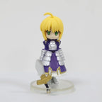 5Pcs/1Set Anime Fate/Grand Order Altria Pendragon Saber Figure Set Sword Model Toy Gift Collection Action Figure PVC