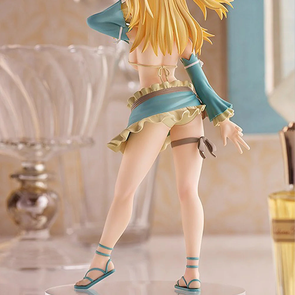 Anime Lucy Heartfilia Figure Aquarius Form Action Figure PVC model desktop ornaments Lucy Heartfilia Figurine toys Gifts 17cm