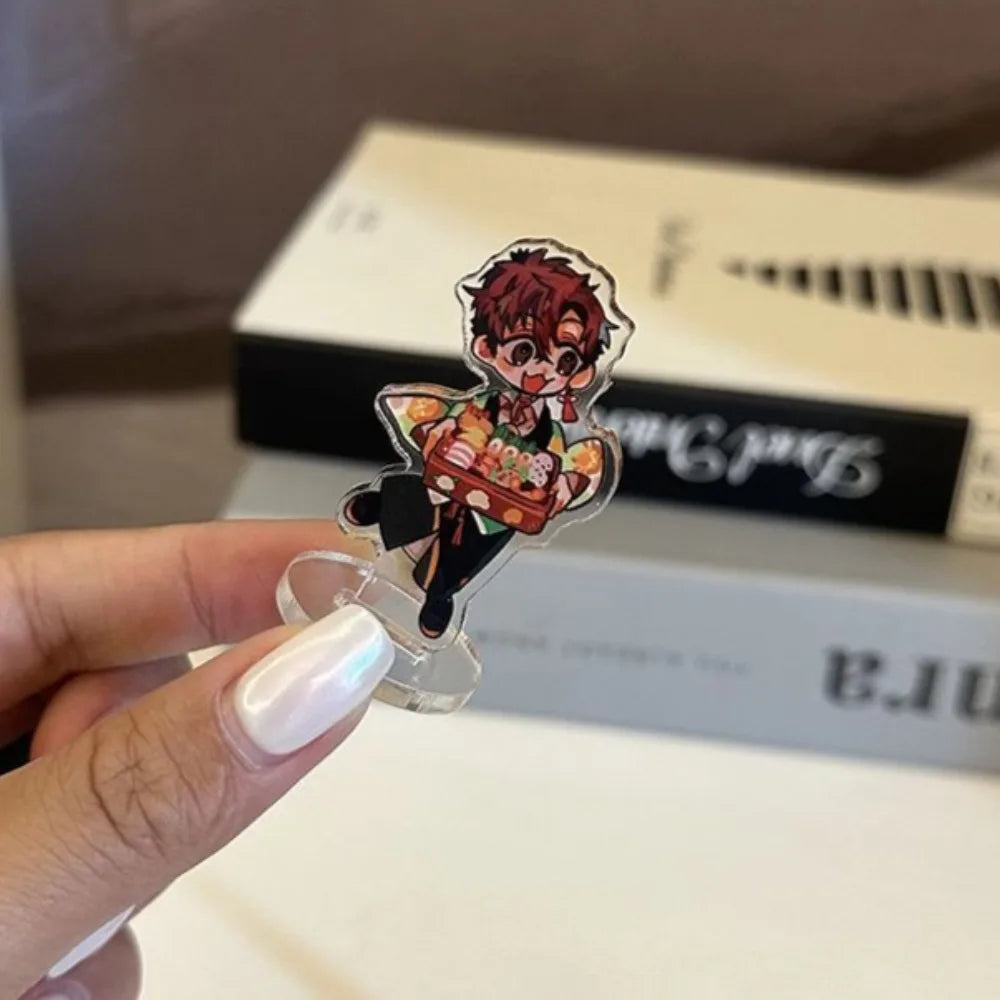 Toilet-bound Hanako-kun Acrylic Stand Figure Minamoto Kou Hanako Anime Peripherals Cute 5CM Mini Desktop Ornament A Set 9 Pieces