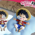 Hot One Piece Anime Blind Box Series Night Light Toys Luffy Zoro Nami Sanji Chopper Figures Sweet Dream Led Mystery Box Ornament