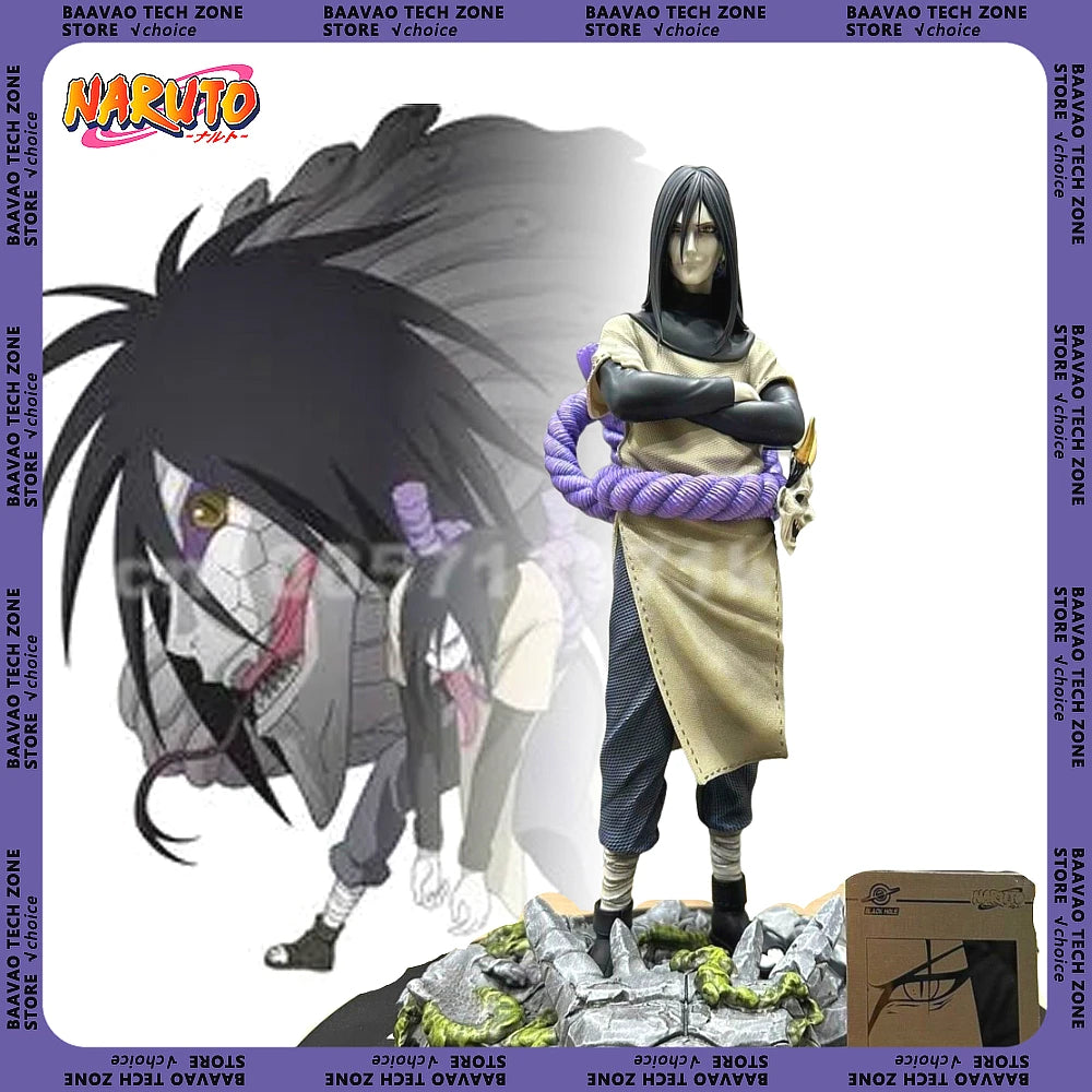 Naruto Anime Figure Orochimaru Figures Black Hole Orochimaru Action Figure Pvc Models Gk Statue Collectible Doll Toys Kids Gifts