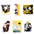 Banana Fish Ash Lynx Stand Model Plate Decoration Desk Figure Display Couple Gift Television Animation Prime Product Peripheral