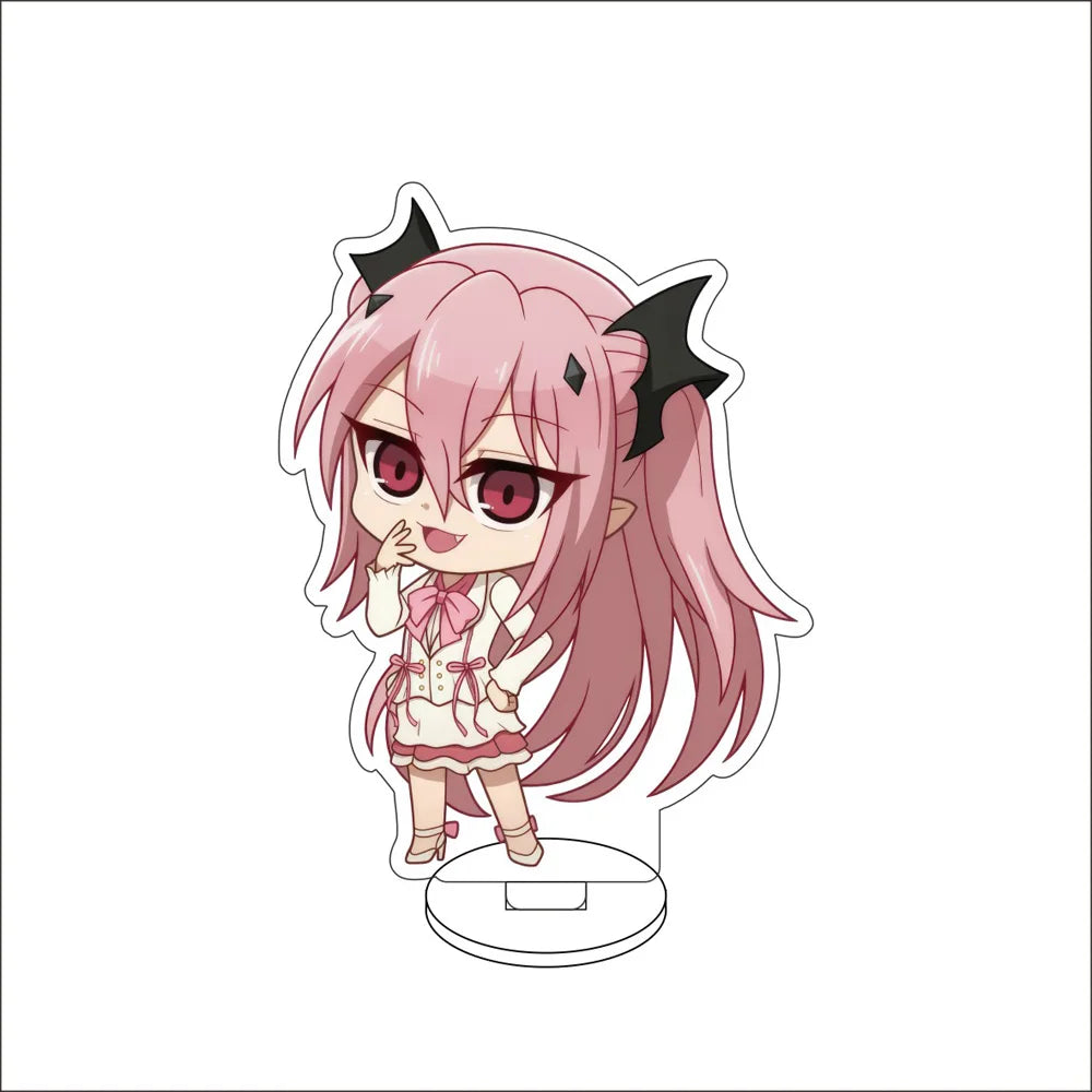 Anime Seraph of the end Cosplay Yoichi Saotome Shinoa Hiiragi Yuichiro Hyakuya Acrylic Figure Stand Model Christmas Gifts