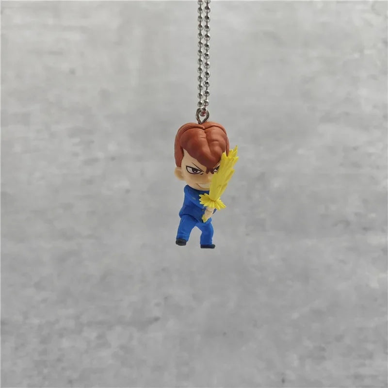 BANDAI Original YuYu Hakusho Gashapon Toys Yuusuke Urameshi Kurama Hiei Koenma Anime Action Figures Capsule Toys Kids Gift