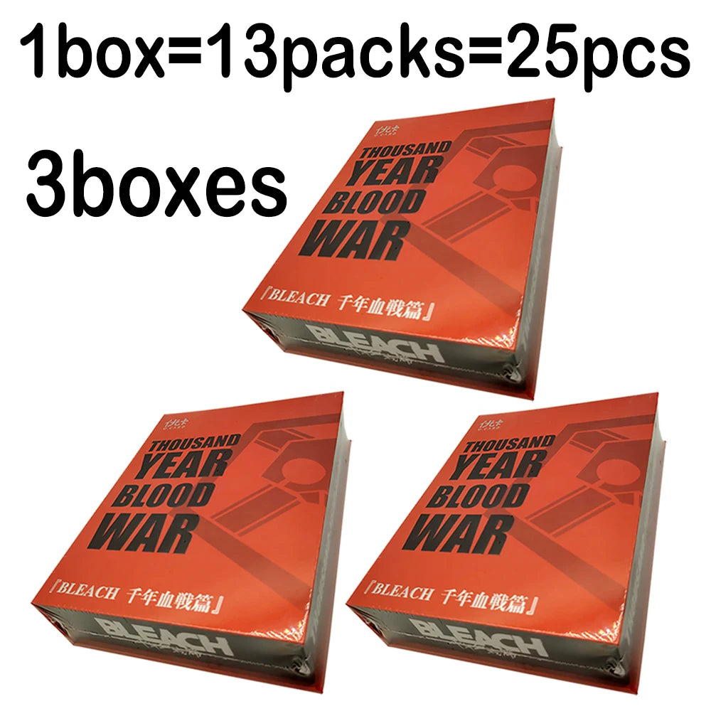 Bleach Collection Card Japanese Combat Anime Protagonist Kurosaki Ichigo Kuchiki Rukia Creative Puzzle Card Kid's Surprise Gift