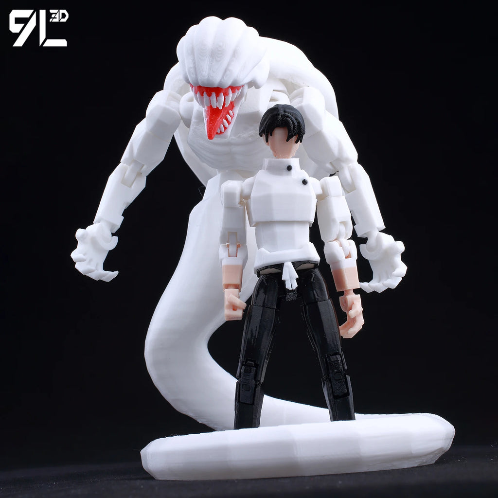 9L3D Printed Jujutsu Kaisen Mahoraga Figure Dummy13 Lucky13 Multi-Jointed Poseable Anime Model Collectible Toy Gift