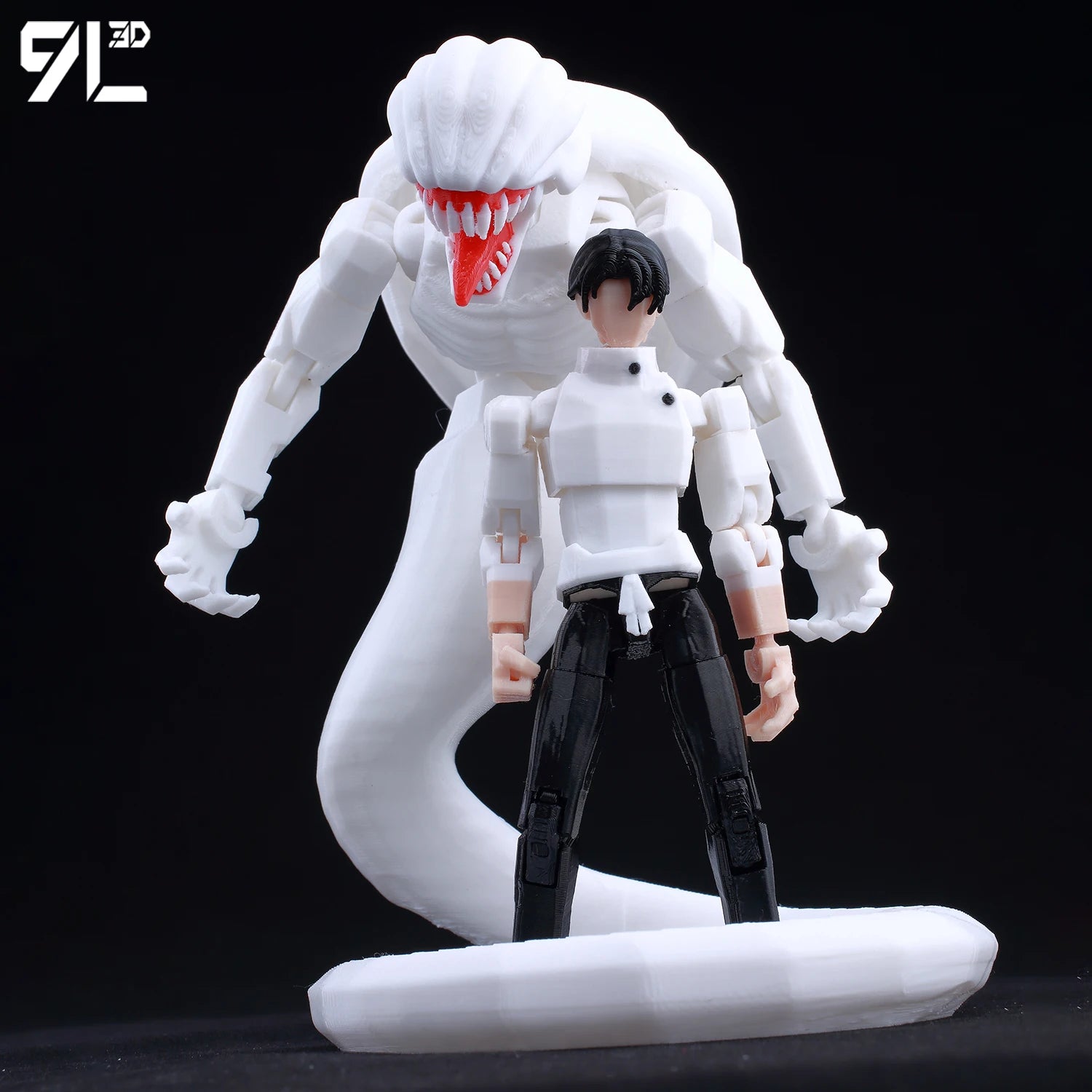 9L3D Printed Jujutsu Kaisen Mahoraga Figure Dummy13 Lucky13 Multi-Jointed Poseable Anime Model Collectible Toy Gift