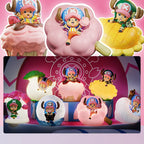 Genuine One Piece Sweet Dream Series Blind Box Luffy Chopper Rechargeable Led Humanoid Night Light Model Display Gift For Kids