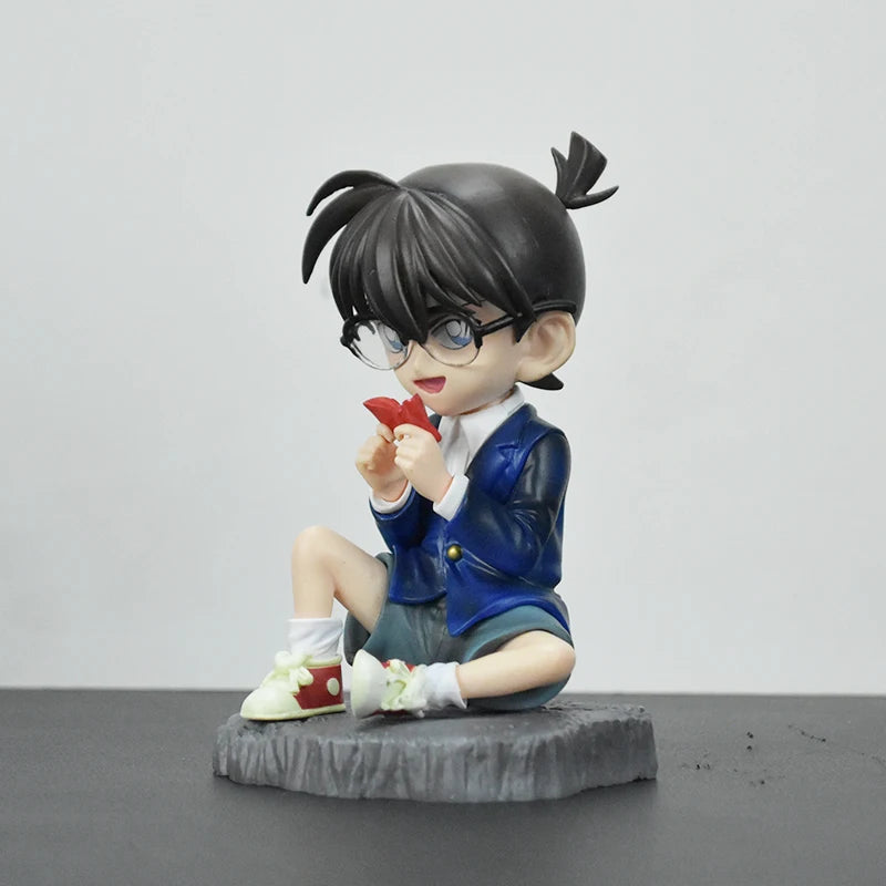 Anime Cute Inuyasha Childhood Toys Sesshoumaru Action Figures Detective Conan Edogawa Figures Model PVC Collectible Toys Gift