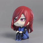 10cm BLUE LOCK Anime Figure Chigiri Hyoma Q Version Action Figure Statue Collection Ornaments Nagi Seish Model DOLL Gift Toys