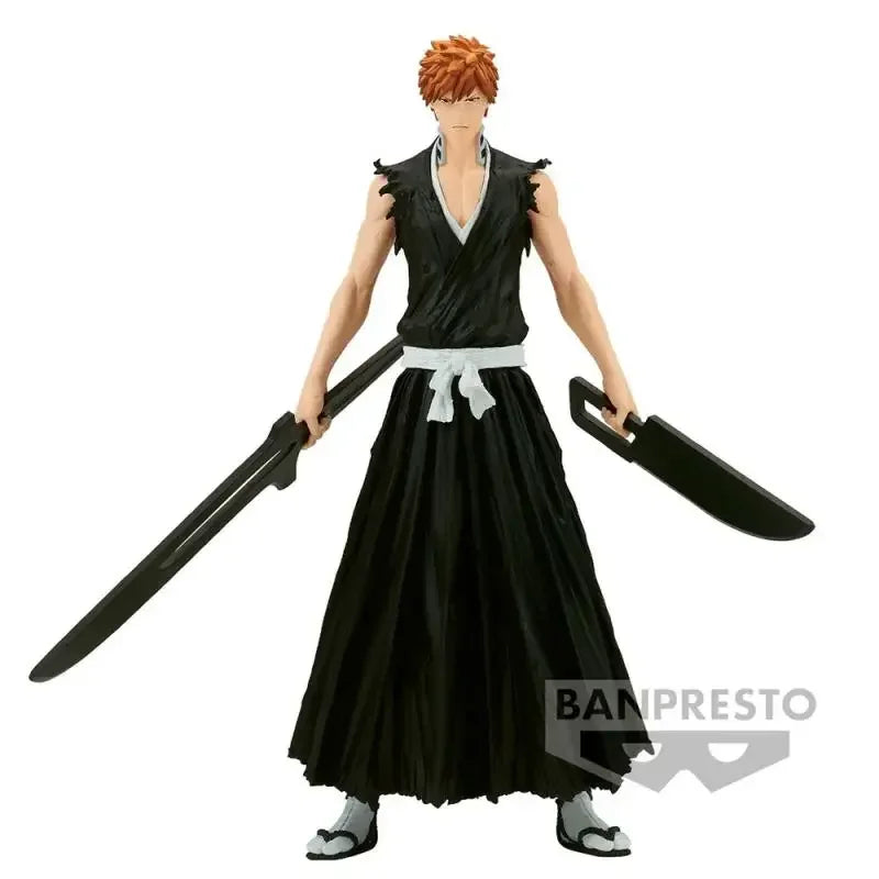 Original Bandai BLEACH Solid and Souls Bleach Unohana Retsu Inoue Orihime Zaraki Kenpachi Abarai Renji Anime Figure Model Toys