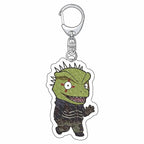 6cm Anime Dorohedoro Keychain Cosplay Charm Keyring Acrylic Figure Key Chain Phone Pendant Halloween Decor Boy Girl's Party