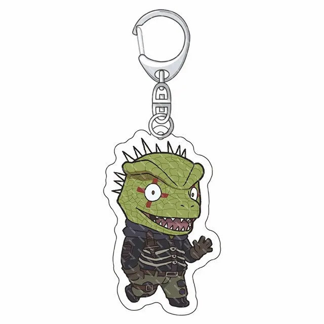 6cm Anime Dorohedoro Keychain Cosplay Charm Keyring Acrylic Figure Key Chain Phone Pendant Halloween Decor Boy Girl's Party