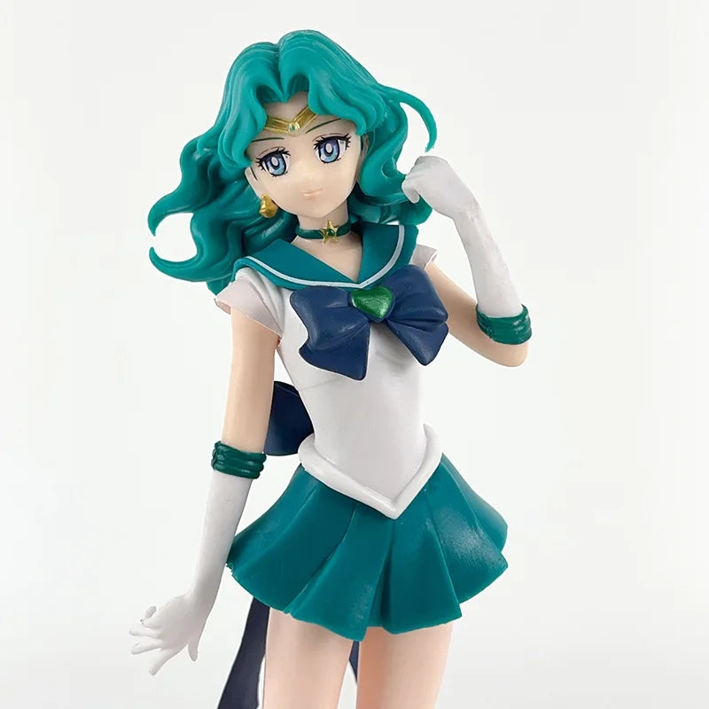 23cm Anime Sailor Moon Meiou Setsuna Figure GLITTER&GLAMOURS Kaiou Michiru Tenoh Haruka Tomoe Hotaru Action Figurine Toy Gift