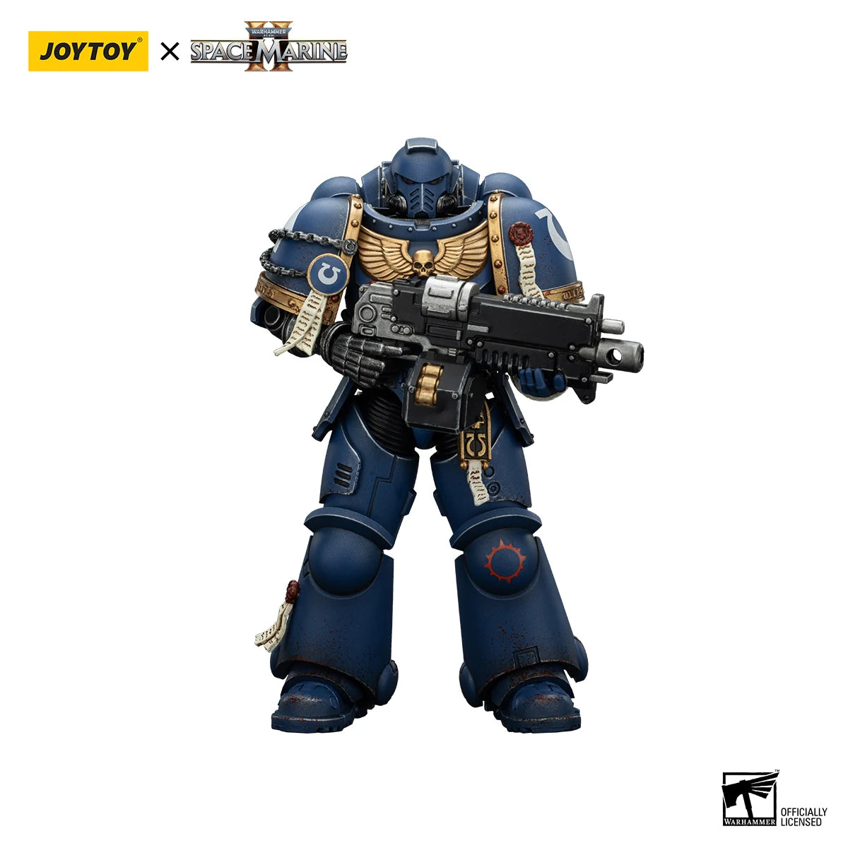 JOYTOY Warhammer 40k 1/18 Action Figures 12.8cm Ultramarines Lieutenant Titus-Collectors Edition