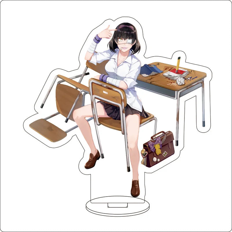 Anime Kakegurui Acrylic Stand Ornaments Momobami Kirari Saotome Meari Ryōta Suzui Jabami Yumeko Figure Stand Halloween Gifts