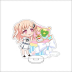 10CM Anime BanG Dream! Nendoroid Figure Stand Model Tsukushi Futaba/Nanami Hiromachi/Mashiro Kurata Cute Desk Decor Standing Sign Gifts