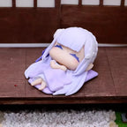 Stand stones capsule toys cute kawaii Onemutan Re: Life in a different world from Zero Part.2 Emilia Rem anime sleeping figures