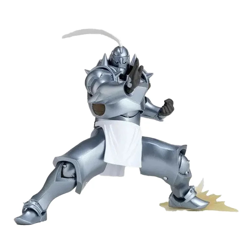 Fullmetal Alchemist Alphonse Elric Anime Movable Action Figurines Garage Kit Mechanical Arm Boy&Armor Knight Toy Collect Gifts