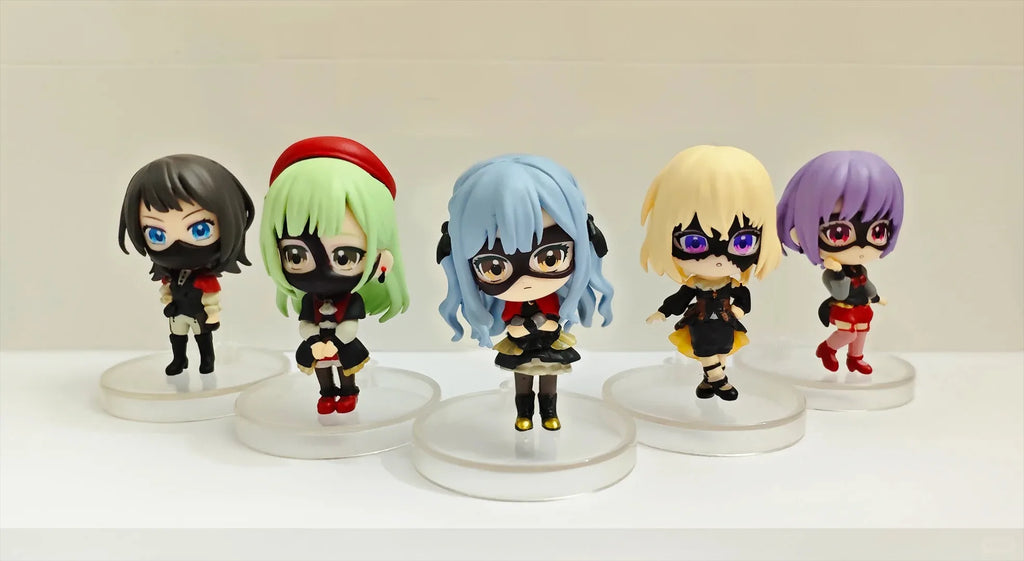 Bushiroad BanG Dream Nendoroid Ave Mujica Standing Pose Gashapon - Official Japanese Figure Set (Character Collection)