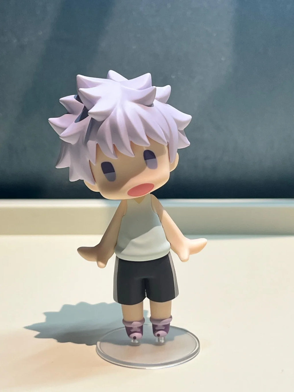 10CM Anime Hunter × Hunter Gon Freecss Figure Killua Zoldyck Standing Model Toy Doll Aciton Figure PVC Desktop Ornament Gift