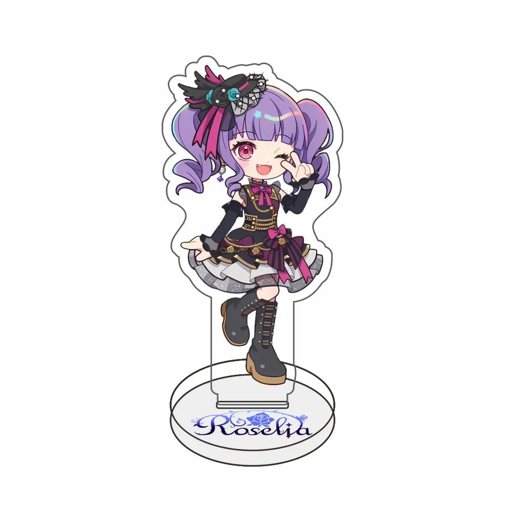 BanG Dream! Anime Acrylic Figures Stand Model Friends Keychain Fans Gifts Sakiko Soyo Display Keychain Ornaments Sweet Girl