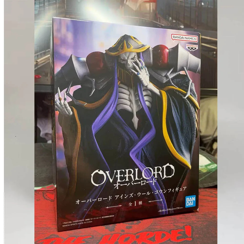 Banpresto BANDAI Brand new spot goods Overlord Ainz Ooal Gown Anime Figure Model Genuine Boxed Toy