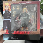 Figma Demon Slayer Figure Kimetsu no Yaiba Rengoku Kyoujurou 553 Tanjirou 498 Kamado Nezuko Kamado 508 Agatsuma Zenitsu 522 Toys