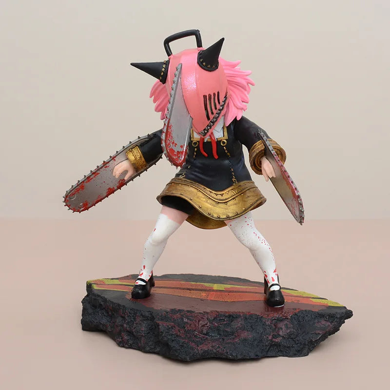 New Spy×Family Figure Anya Forger Figures Anya Cos Chainsaw Man Figurine Pvc Model Doll Collection Room Decoration Toys Gifts
