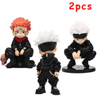 Anime Jujutsu Kaisen Figure Yuta Okkotsu Itadori Yuji Gojo Satori Fushiguro Megumi Kugisaki Toy Car Decoration PVC Model Gift
