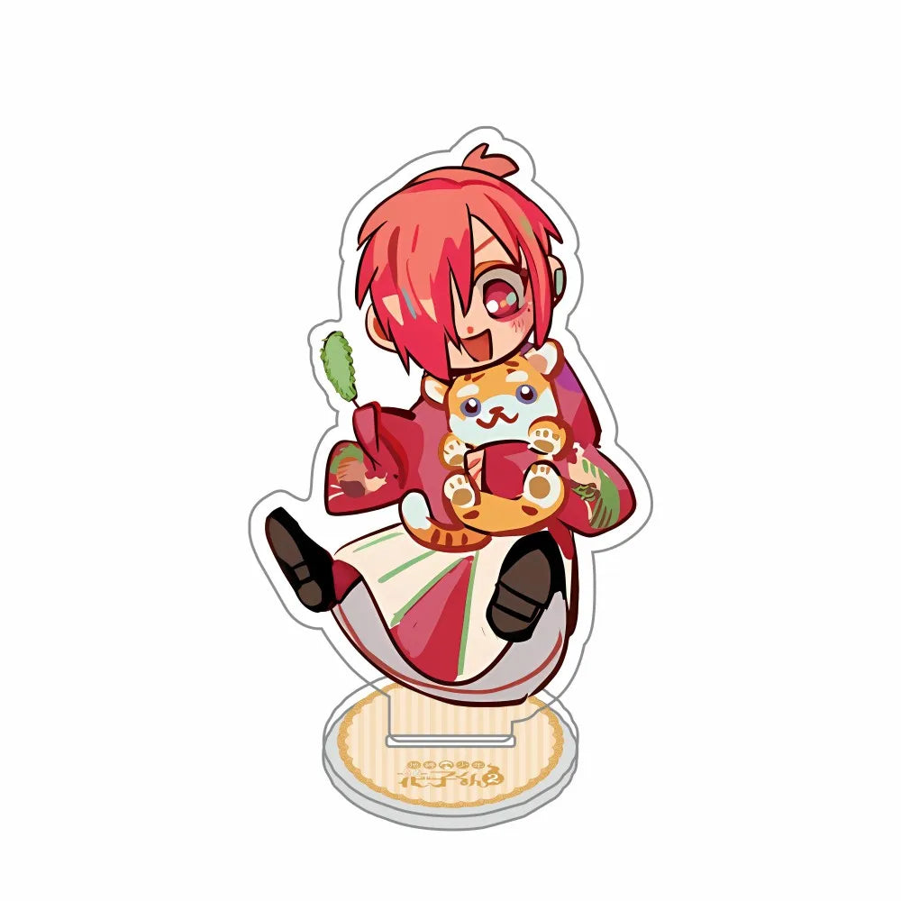 Anime Keychain Toilet-bound Hanako-kun Yugi Amane Yashiro Nene Minamoto Kou Acrylic Stand Model Figure Cosplay Plate Fans Gifts