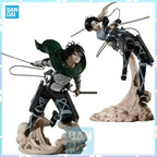Bandai Original Action Figures Anime Attack on Titan Ichiban Kuji Hange Zoe Levi Ackerman PVC Model Collectible Toys Gift Figure