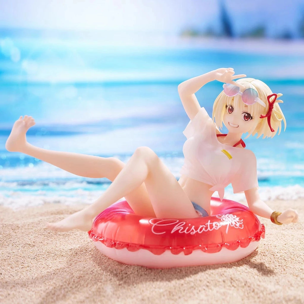 10CM Anime Lycoris Recoil Nishikigi Chisato Figure  AFG Swimsuit Homewear Model Toy Gift Collection Action Figure Doll PVC