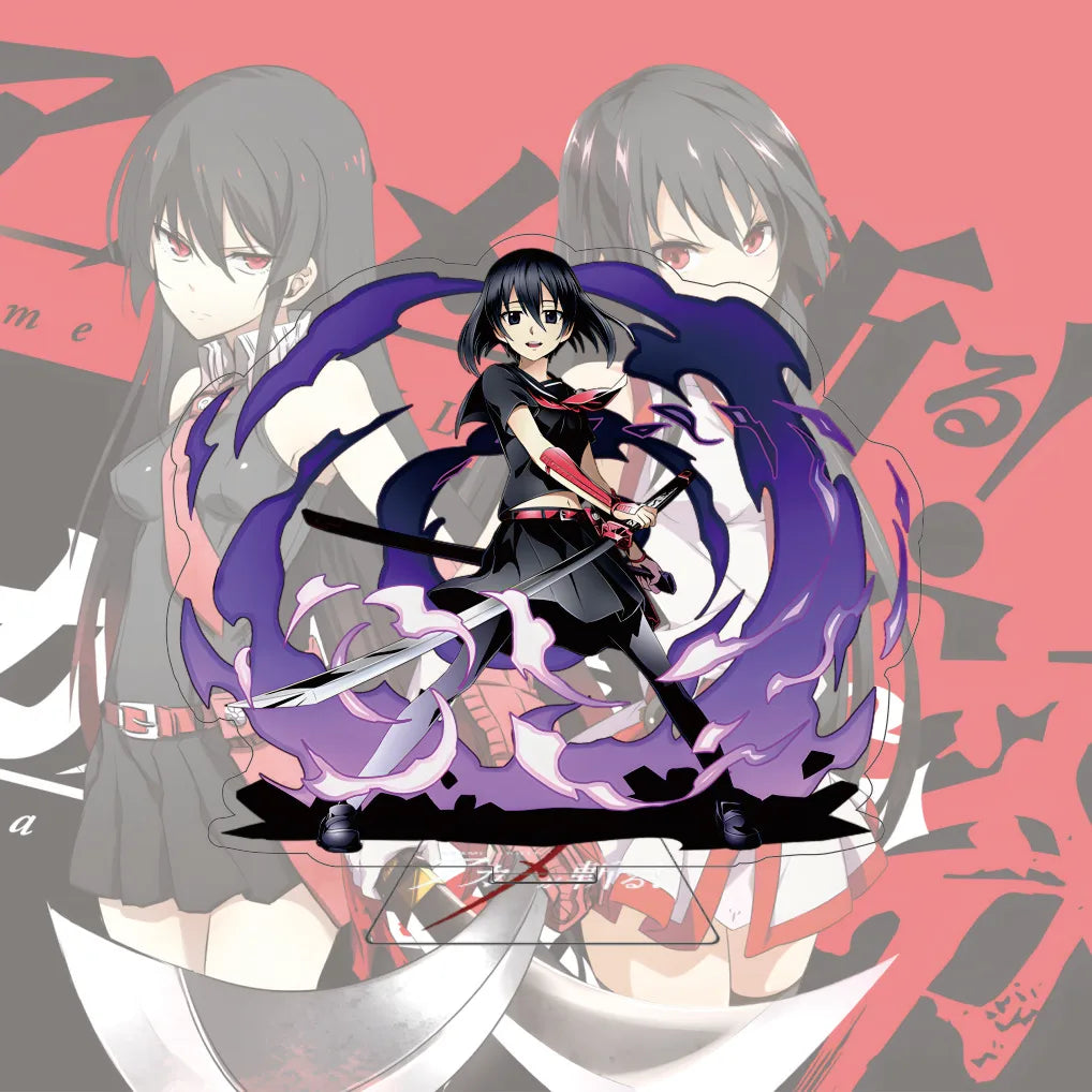 Anime Akame ga KILL 15cm Acrylic Stand Model Cosplay Characters Ornament Accessories Goods Collection Gifts