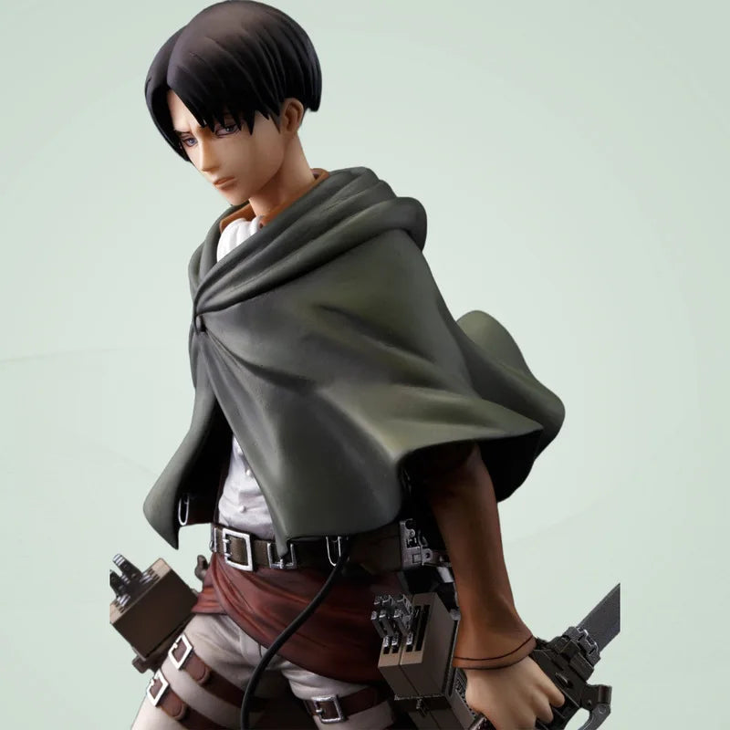 Attack On Titan Captain Levi 1/8 Scale Scene Figure Anime Collectible Model Desktop Ornament& Gift For Boys