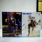 Original BANDAI BANPRESTO Blue Lock Sweets Flavor Reo Mikage Seishiro Nagi Anime Figure Toys PVC Model Collection Doll Gift