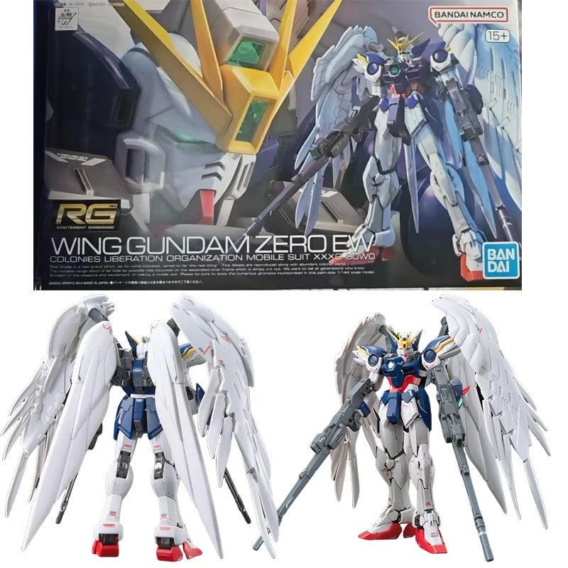 Fast Shipping Bandai RG RX-78-2 WING UNICORN GOD GUNDAM ASTRAY EXIA EPYON SAZABI Anime Original Model Toy Action Figure Children