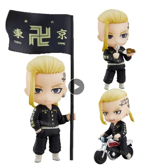 10cm 1666 Tokyo Revengers Manjiro Sano 1813 Draken action figure collection toys Christmas gift doll with box